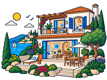 Ilustracija apartmana