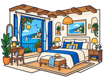 Ilustracija sobe